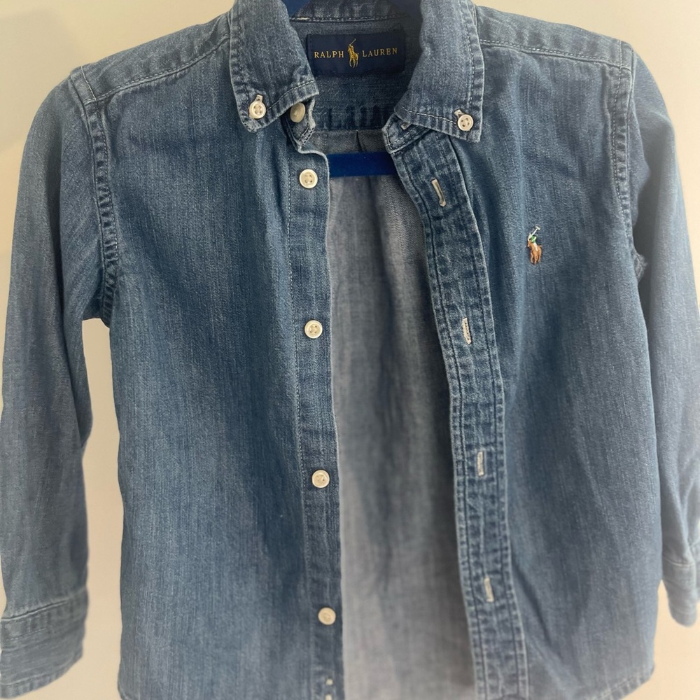 Mother and Son denim shirts. - Picture 2 of 3
